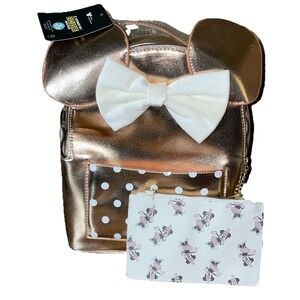Disney Minnie‎ Mouse Mini-Backpack Bowels Pink Rose